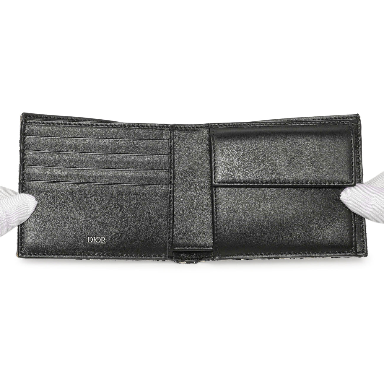 Christian Dior Blue Oblique Bifold Wallet – Modaselle