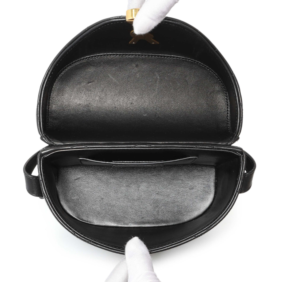 Saint Laurent Black Quilted Lambskin June Box Bag Handbags Saint Laurent