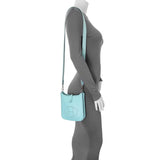 Hermes Blue Clemence Evelyne TPM Handbags Hermes