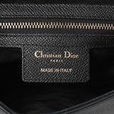 Christian Dior Black Grained Calfskin Saddle Bag Handbags Christian Dior