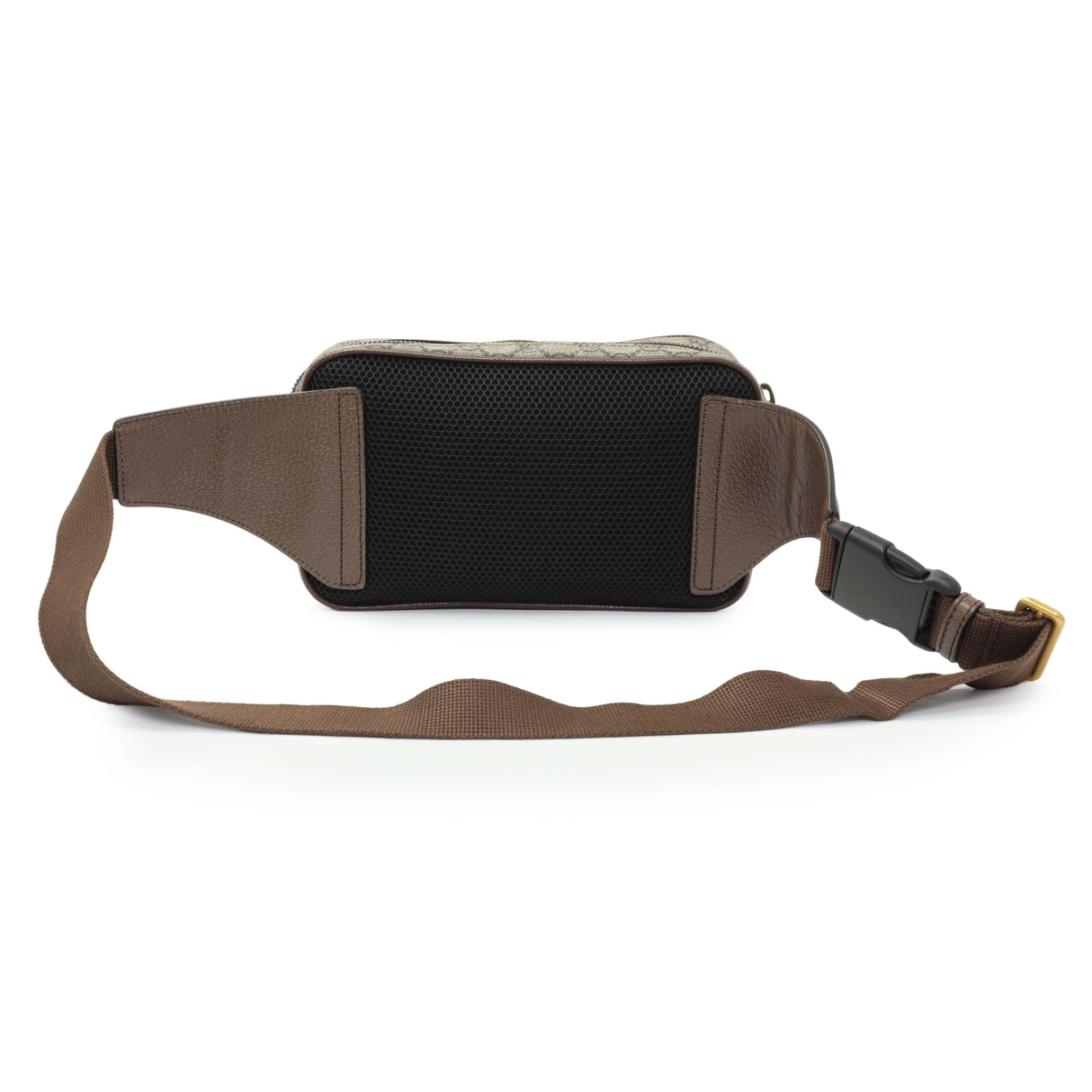 Gucci Brown Soft GG Supreme Monogram Medium Ophidia Belt Bag Handbags Gucci