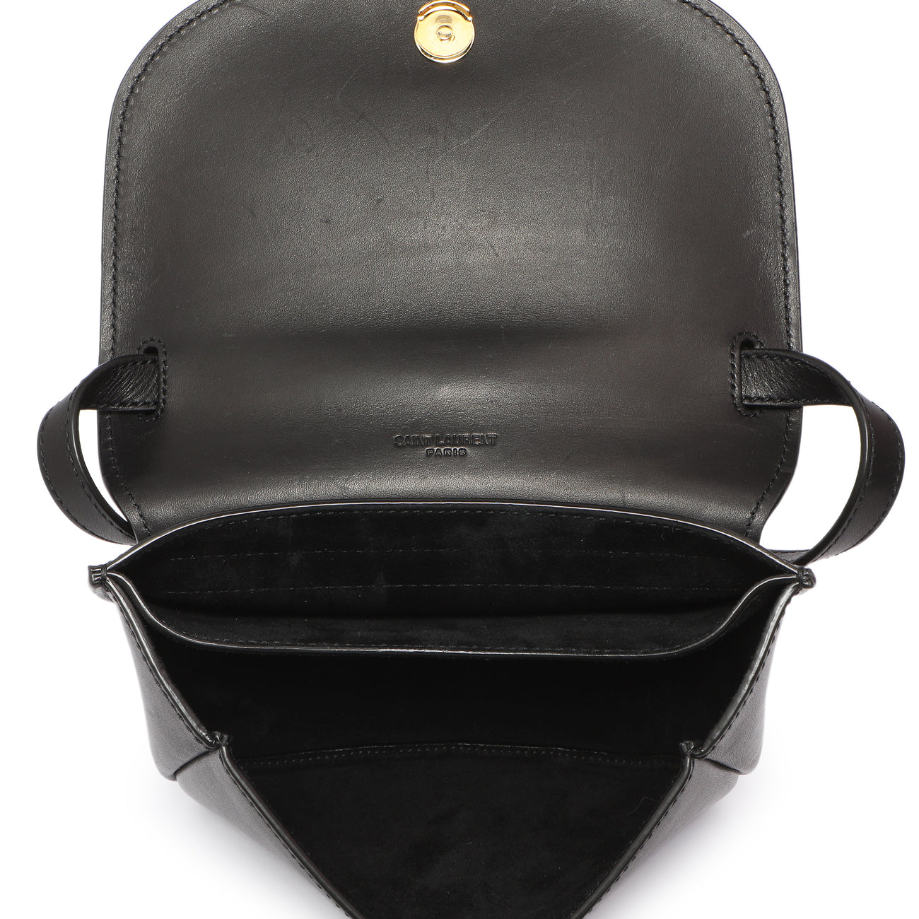 Saint Laurent Black Calfskin Small Kaia Satchel – Modaselle