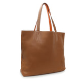 -6 items Mon June 29 ⬆️- Hermes Brown/Orange Taurillon Clemence Double Sens 45 Reversible Tote Handbags Hermes