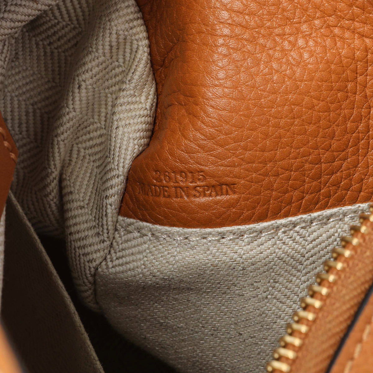 Loewe Tan Grained Calfskin Small Puzzle Bag Handbags Loewe