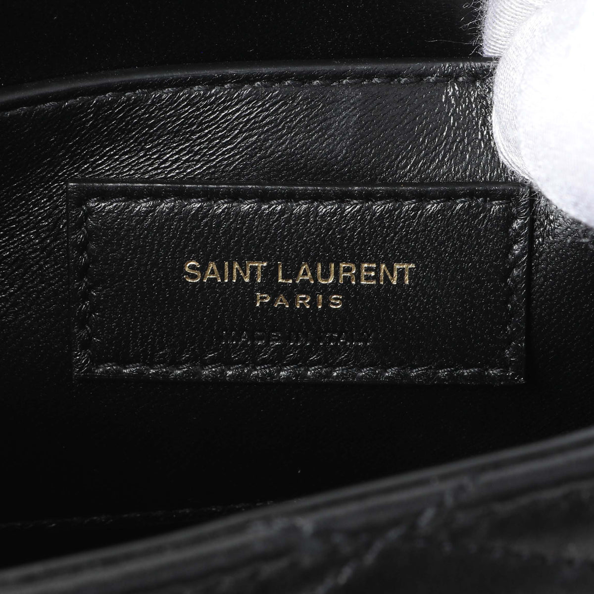 Saint Laurent Black Quilted Lambskin June Box Bag Handbags Saint Laurent