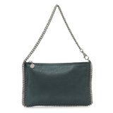 Stella McCartney Falabella Shaggy Deer Zipped Clutch Bag Handbags Stella McCartney