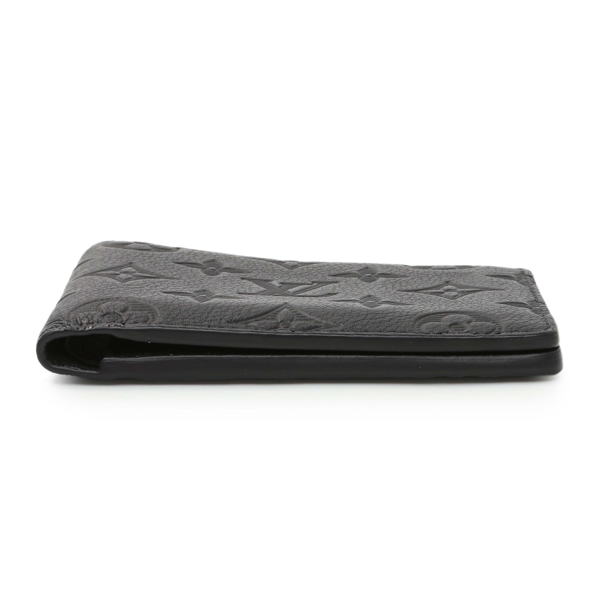Louis Vuitton Calfskin Monogram Shadow Multiple Wallet Black Accessories Louis Vuitton