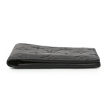 Louis Vuitton Calfskin Monogram Shadow Multiple Wallet Black Accessories Louis Vuitton