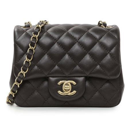 -6 items Sun Sept. 20 ⬆️- Chanel Brown Quilted Lambskin Mini Square Flap Handbags Chanel
