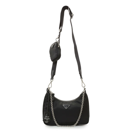 Prada Black Nylon Re-Edition 2005 Shoulder Bag Handbags Prada