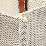 Chloe Linen Calfskin Medium Woody Ribbon Tote Handbags Chloe