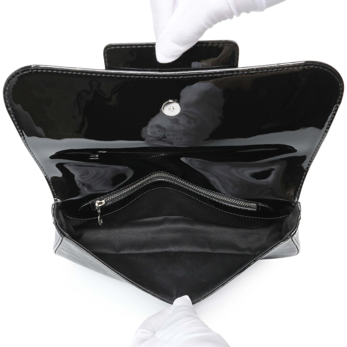 Louis Vuitton Black Electric Epi Sobe Clutch Handbags Louis Vuitton