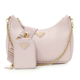 Prada Pink Saffiano Re-Edition 2005 Shoulder Bag Handbags Prada