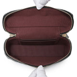 Chanel Black Quilted Caviar Top Handle Slim Vanity With Chain Handbags Chanel