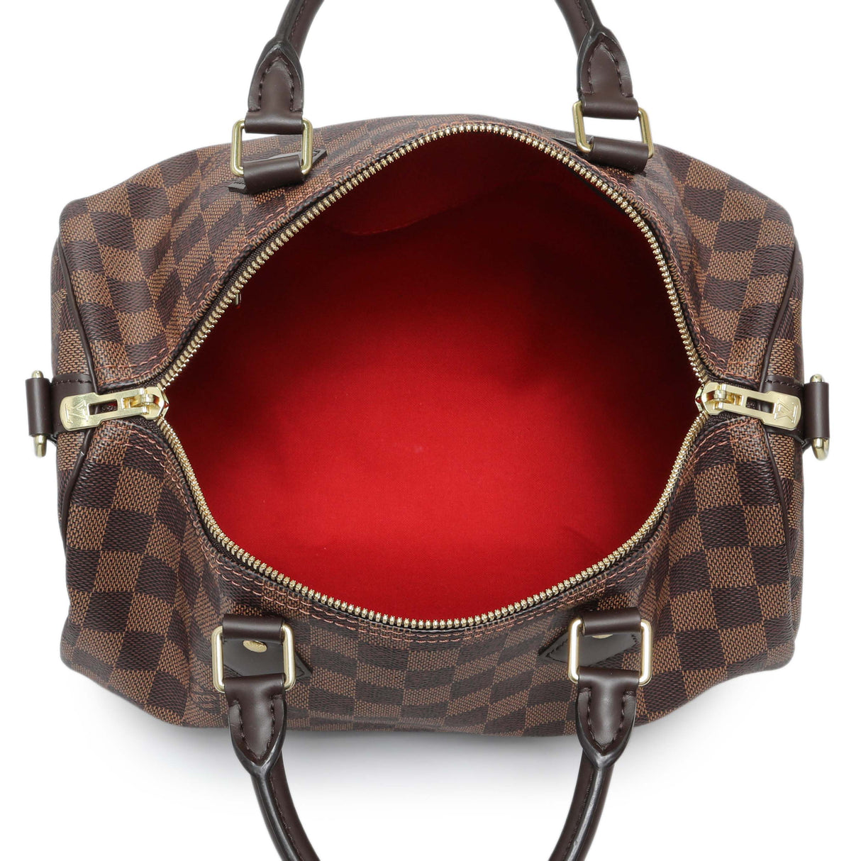 Louis Vuitton Damier Ebene Speedy 30 Bandouliere Handbags Louis Vuitton