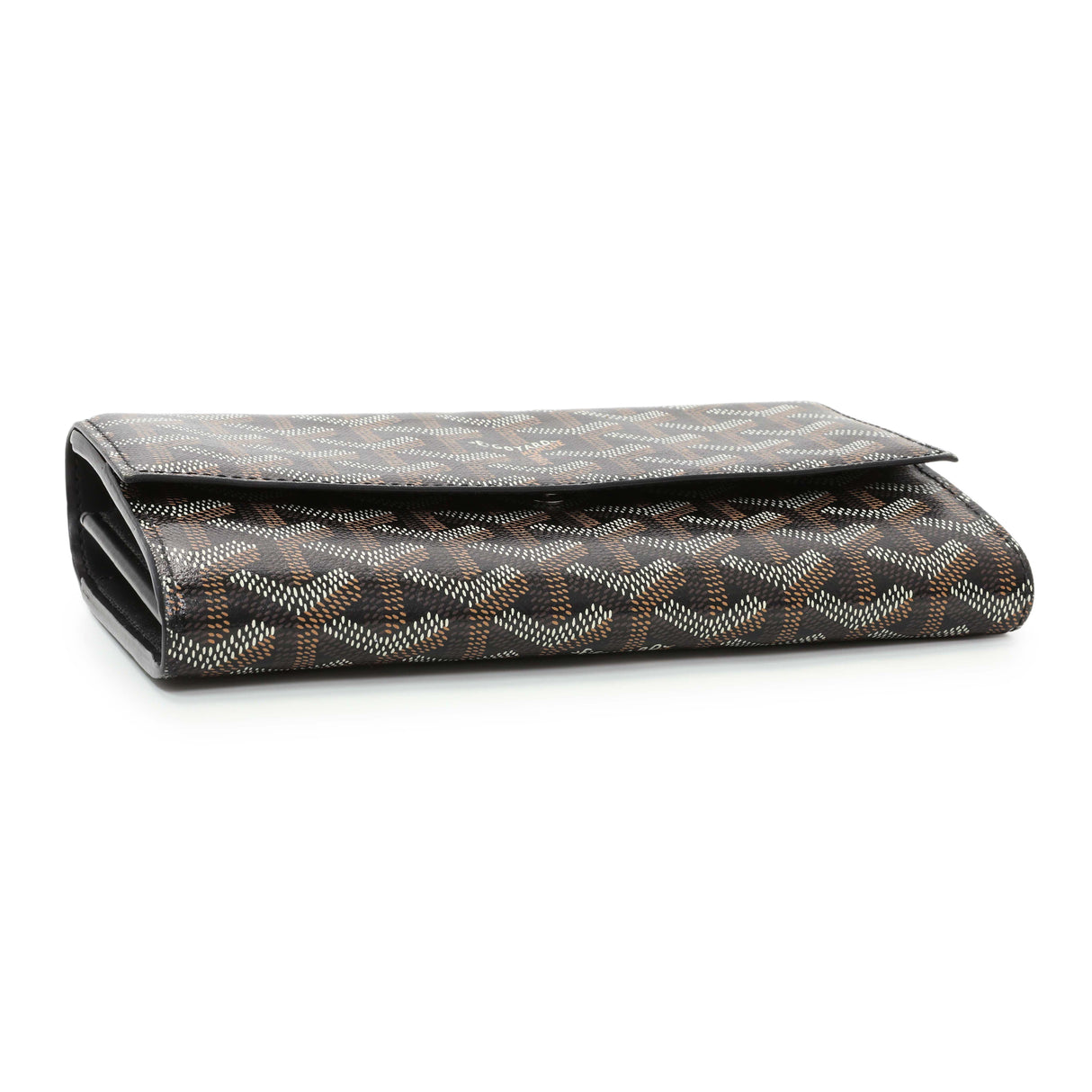 Goyard Black Goyardine Varenne Continental Wallet Handbags Goyard