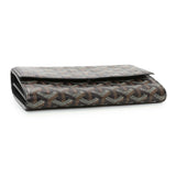 Goyard Black Goyardine Varenne Continental Wallet Handbags Goyard