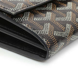Goyard Black Goyardine Varenne Continental Wallet Handbags Goyard