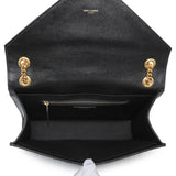 Saint Laurent Grain De Poudre Mixed Matelasse Large Triquilt Monogram Satchel Handbags Saint Laurent