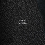 Hermes Black Clemence Picotin 22 Handbags Hermes