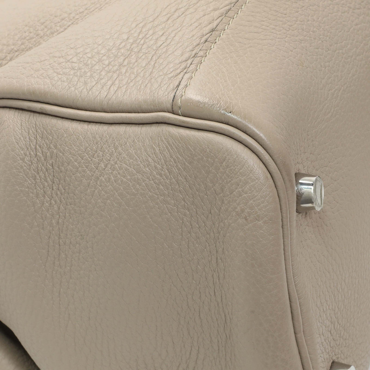 Hermes Gris Tourterelle Taurillon Clemence Atlas 35 Handbags Hermes