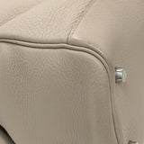 Hermes Gris Tourterelle Taurillon Clemence Atlas 35 Handbags Hermes