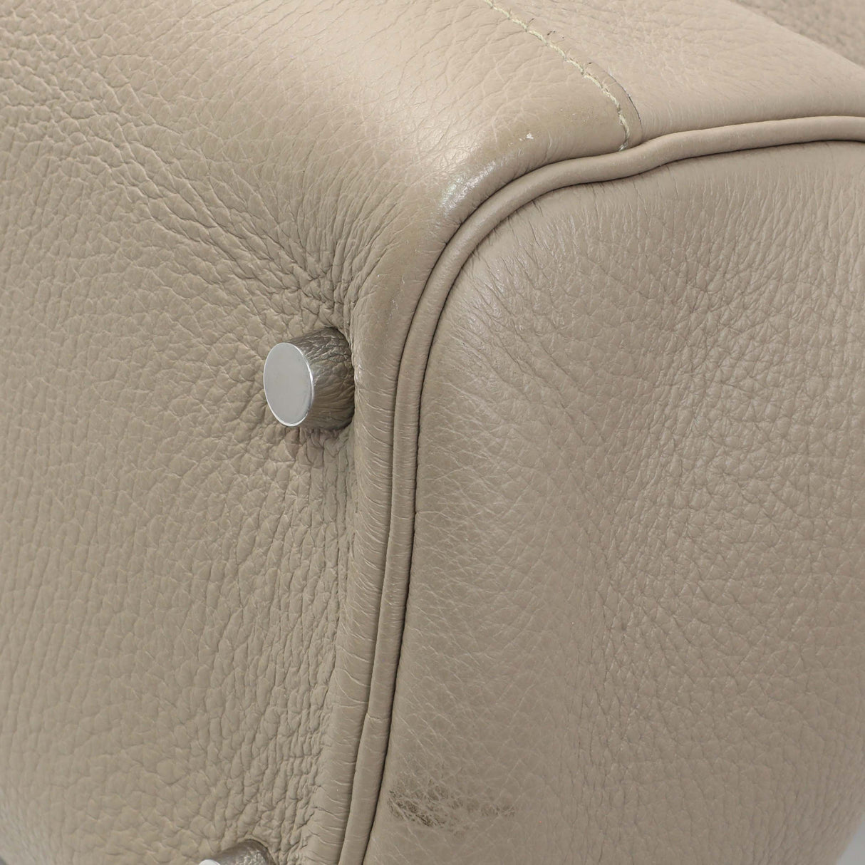 Hermes Gris Tourterelle Taurillon Clemence Atlas 35 Handbags Hermes