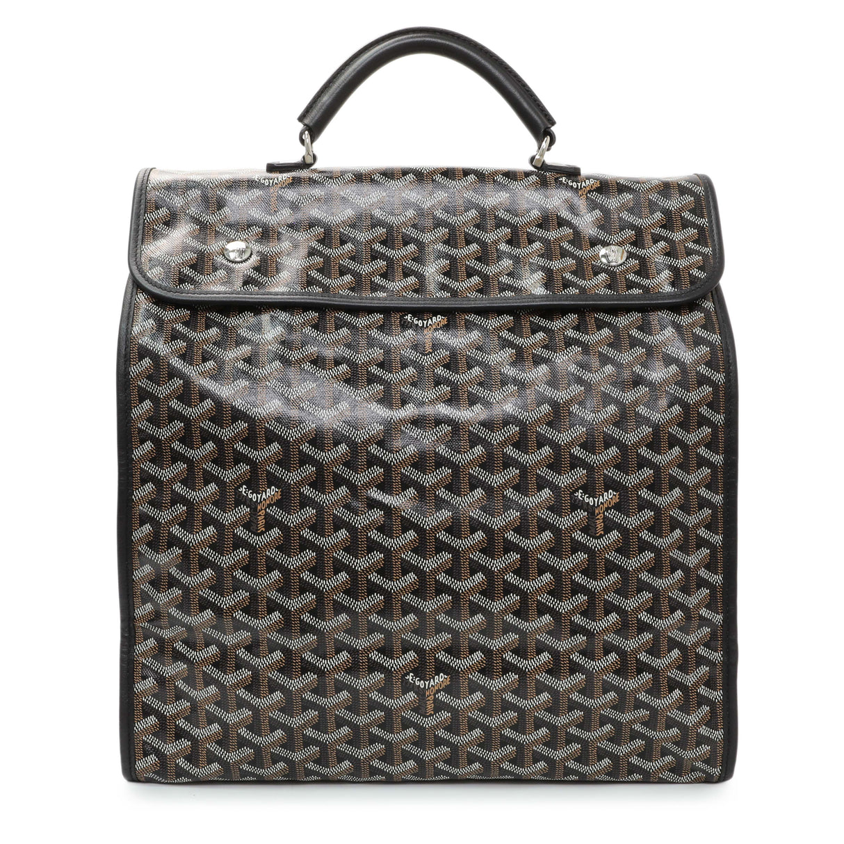 Goyard Black Goyardine Saint Leger Soft Briefacase Backpack Handbags Goyard