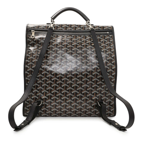 Goyard Black Goyardine Saint Leger Soft Briefacase Backpack Handbags Goyard