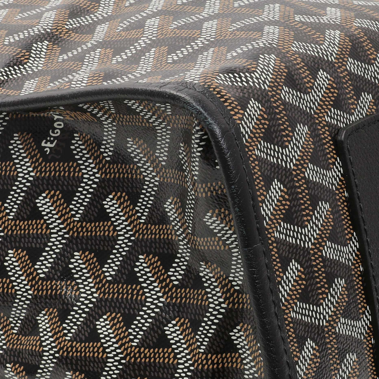 Goyard Black Goyardine Saint Leger Soft Briefacase Backpack Handbags Goyard