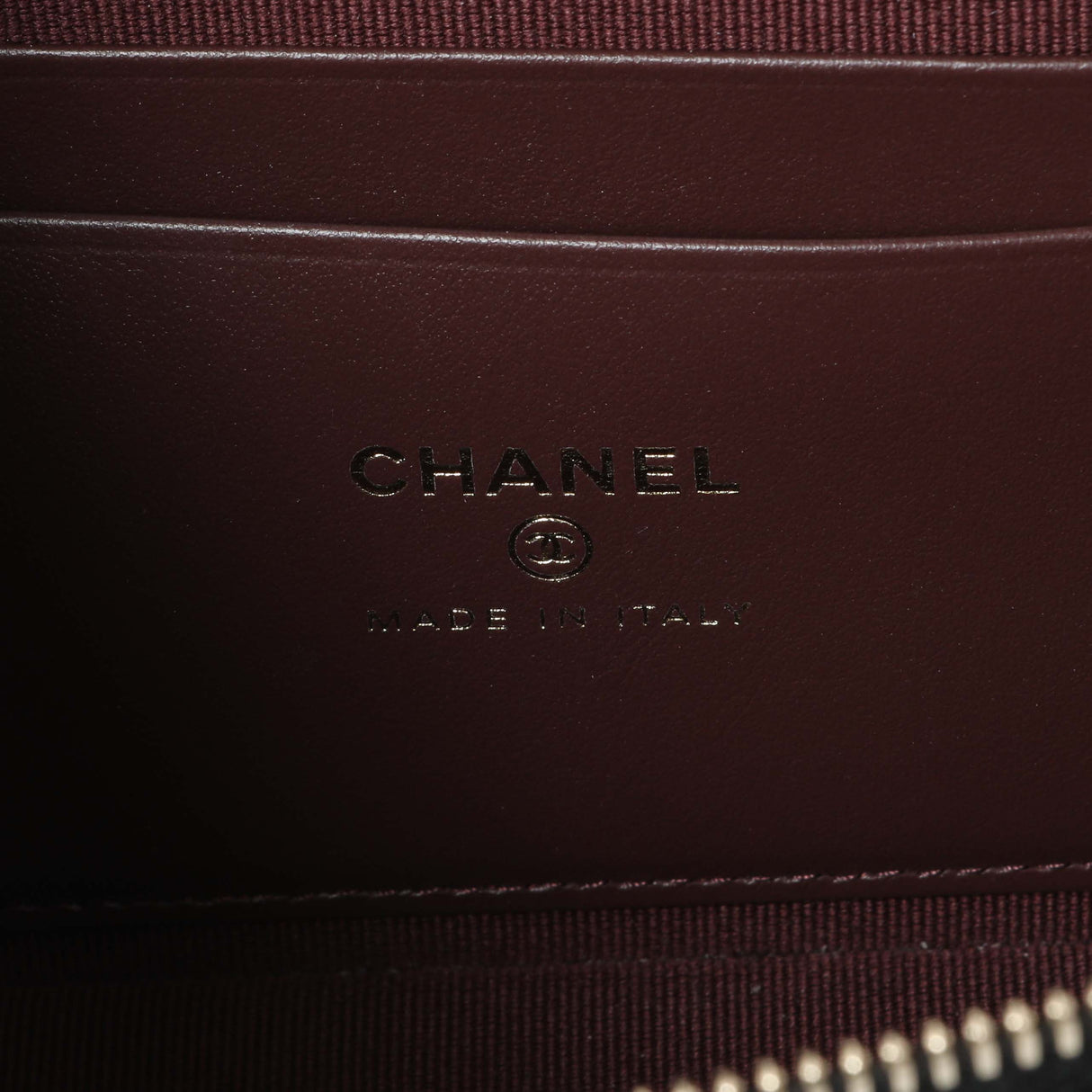 Chanel Black Quilted Caviar Top Handle Slim Vanity With Chain Handbags Chanel