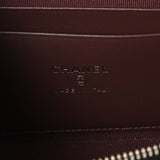 Chanel Black Quilted Caviar Top Handle Slim Vanity With Chain Handbags Chanel