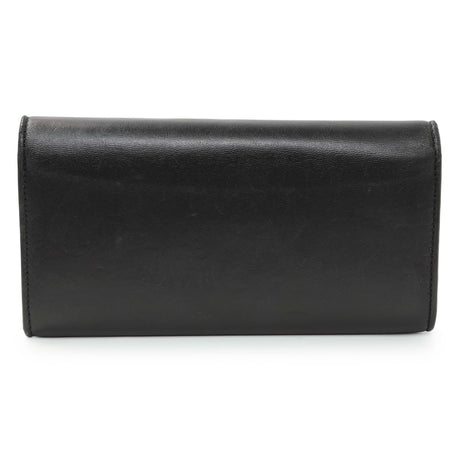 Celine Black Calfskin Large Triomphe Wallet Accessories Celine