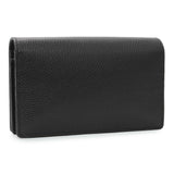 Gucci Black Pebbled Calfskin Soho Wallet on Chain Handbags Gucci