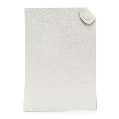 Hermes White Tarmac Passport Holder Accessories Hermes