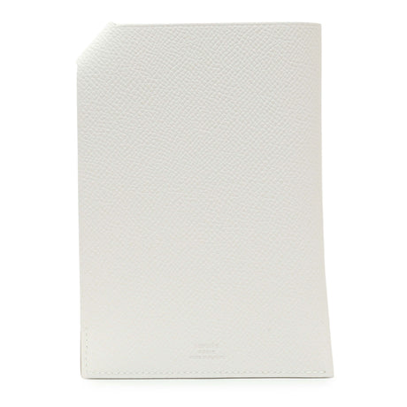 Hermes White Tarmac Passport Holder Accessories Hermes