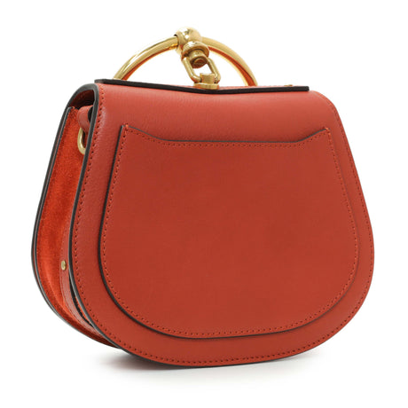 Chloe Red Calfskin Small Nile Bracelet Bag Handbags Chloe