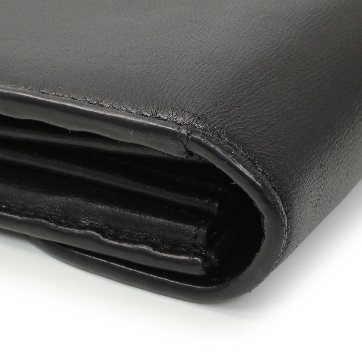 Celine Black Calfskin Large Triomphe Wallet Accessories Celine