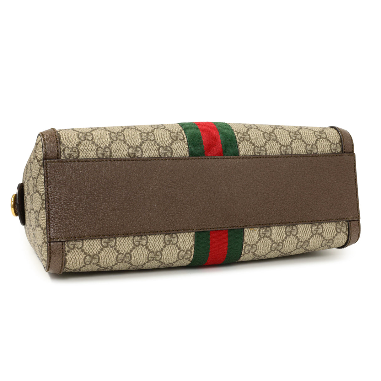 Gucci GG Supreme Monogram Web Medium Ophidia Boston