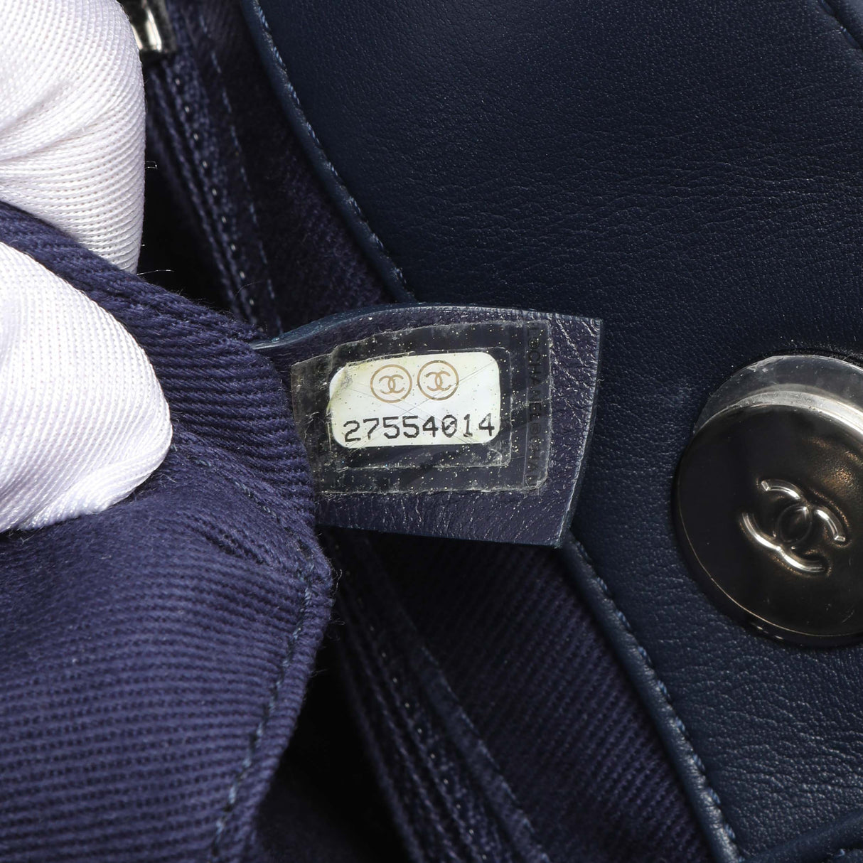 Chanel Blue Quilted Denim Coco Handle Shopping Tote Handbags Chanel