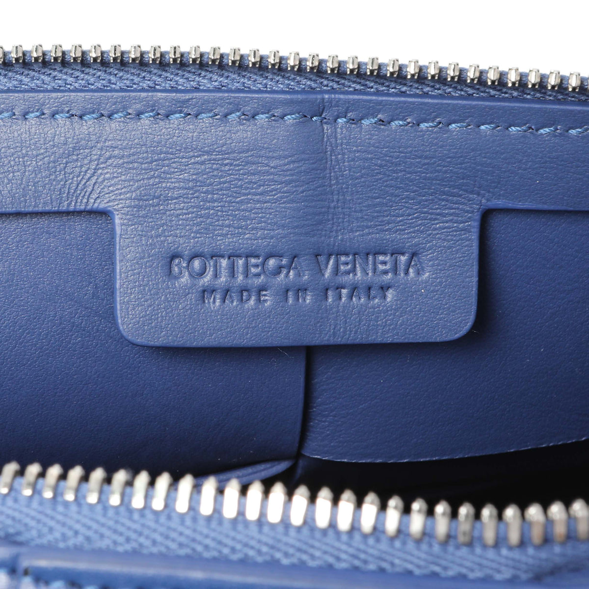 Bottega Veneta Blue Lambskin Maxi Intrecciato Cassette Camera Bag Handbags Bottega Veneta