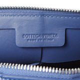 Bottega Veneta Blue Lambskin Maxi Intrecciato Cassette Camera Bag Handbags Bottega Veneta