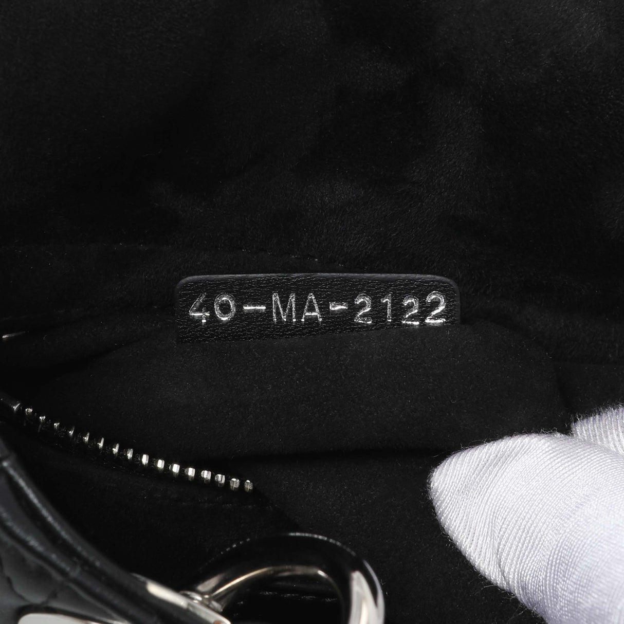 Christian Dior Black Lambskin Cannage Mini Lady Dior Handbags Christian Dior