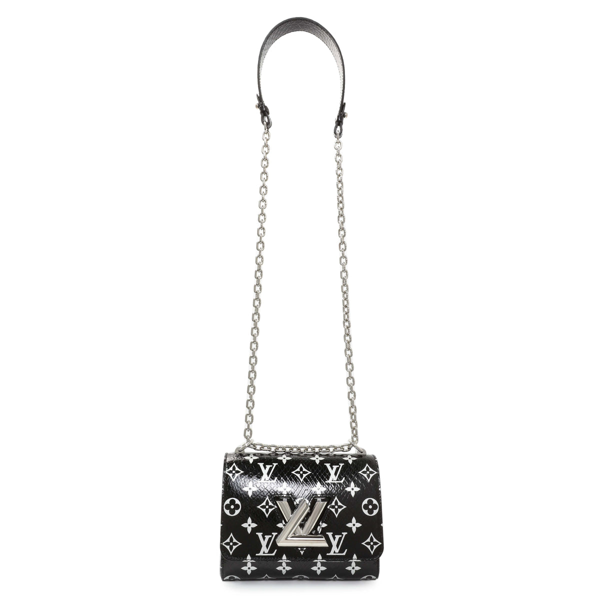 Louis Vuitton Monogram Coated Python Twist PM Handbags Louis Vuitton