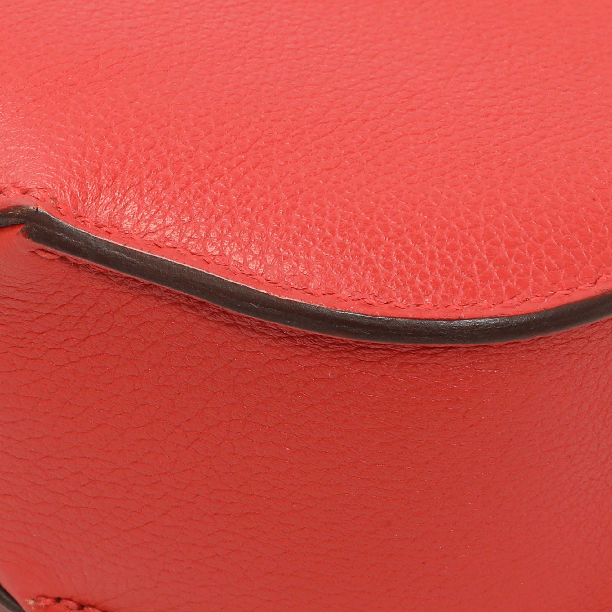 Hermes Rouge Tomate Evercolor Cherche Midi 18 – Modaselle