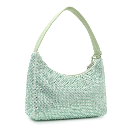 Prada Acqua Satin Crystal Mini Re-Edition 2000 Bag Handbags Prada