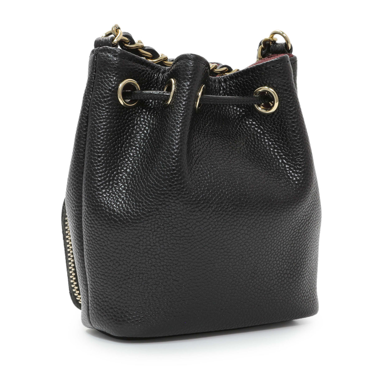 Chanel Black Caviar Mini CC Pocket Bucket Bag Handbags Chanel
