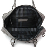 Burberry Grey Grainy Calfskin Newburg Briefcase Handbags Burberry