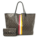 Goyard Black Goyardine Saint Louis GM