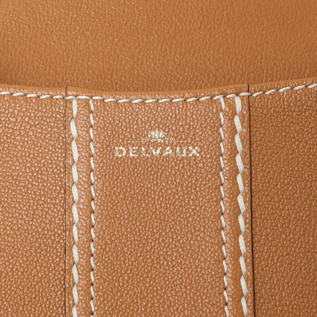 Delvaux Vegetal Grained Rodeo Calfskin Brillant Mini Surpiqué Handbags Delvaux